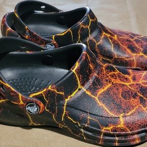For Charity Lava Pattern Crocs